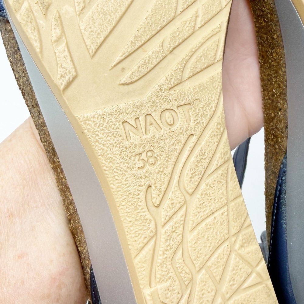 Naot Women's Mermaid Navy Blue Sandal 7 - Picture 7 of 9